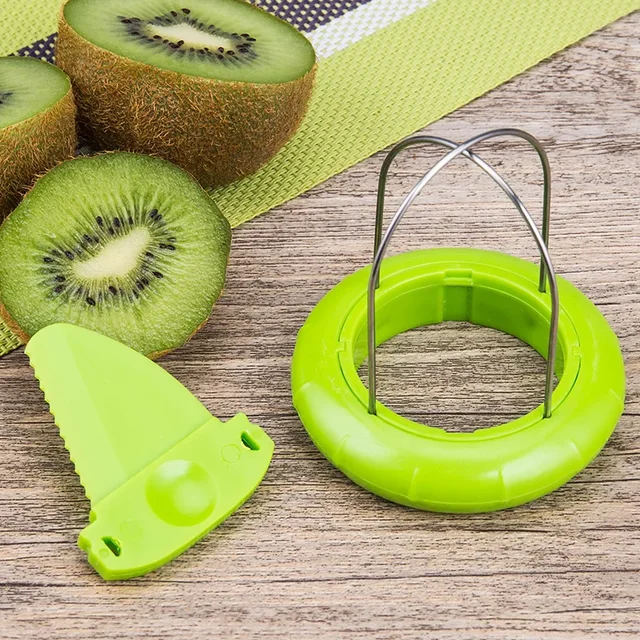 Detachable Kiwi Cutter Fruit Peeler Kitchen Tool Efficient Lemon Peeling Gadget Creative Salad Prep Accessory Compact Design 6