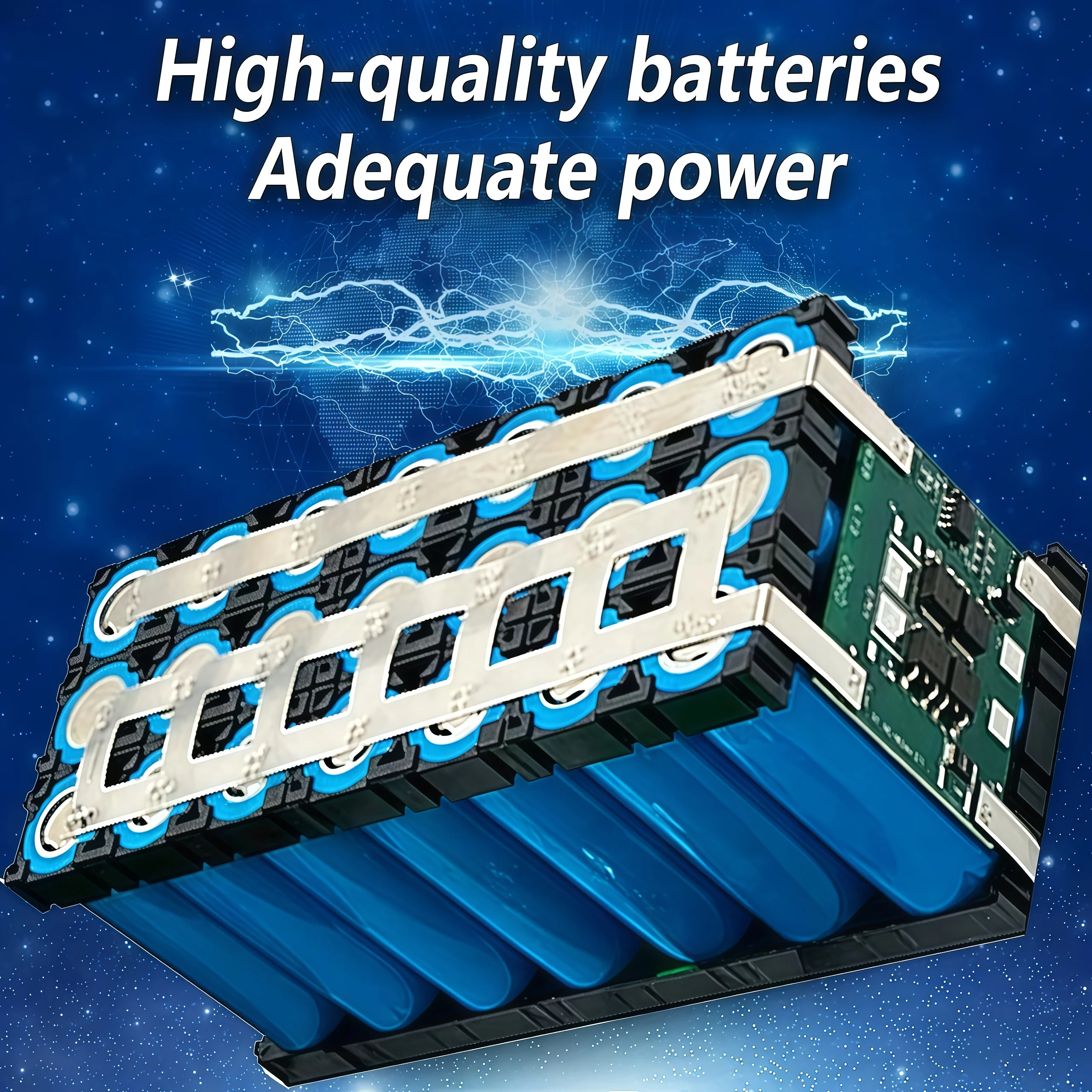 🔥 Batteria LiFePO4 12.8V 100Ah con celle 21700, a ciclo profondo, con BMS integrato per solare, camper, campeggio, nautica, auto giocattolo - Image 4