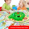 Bunny VS Tortoise Race Table Game with Map for Kids 2