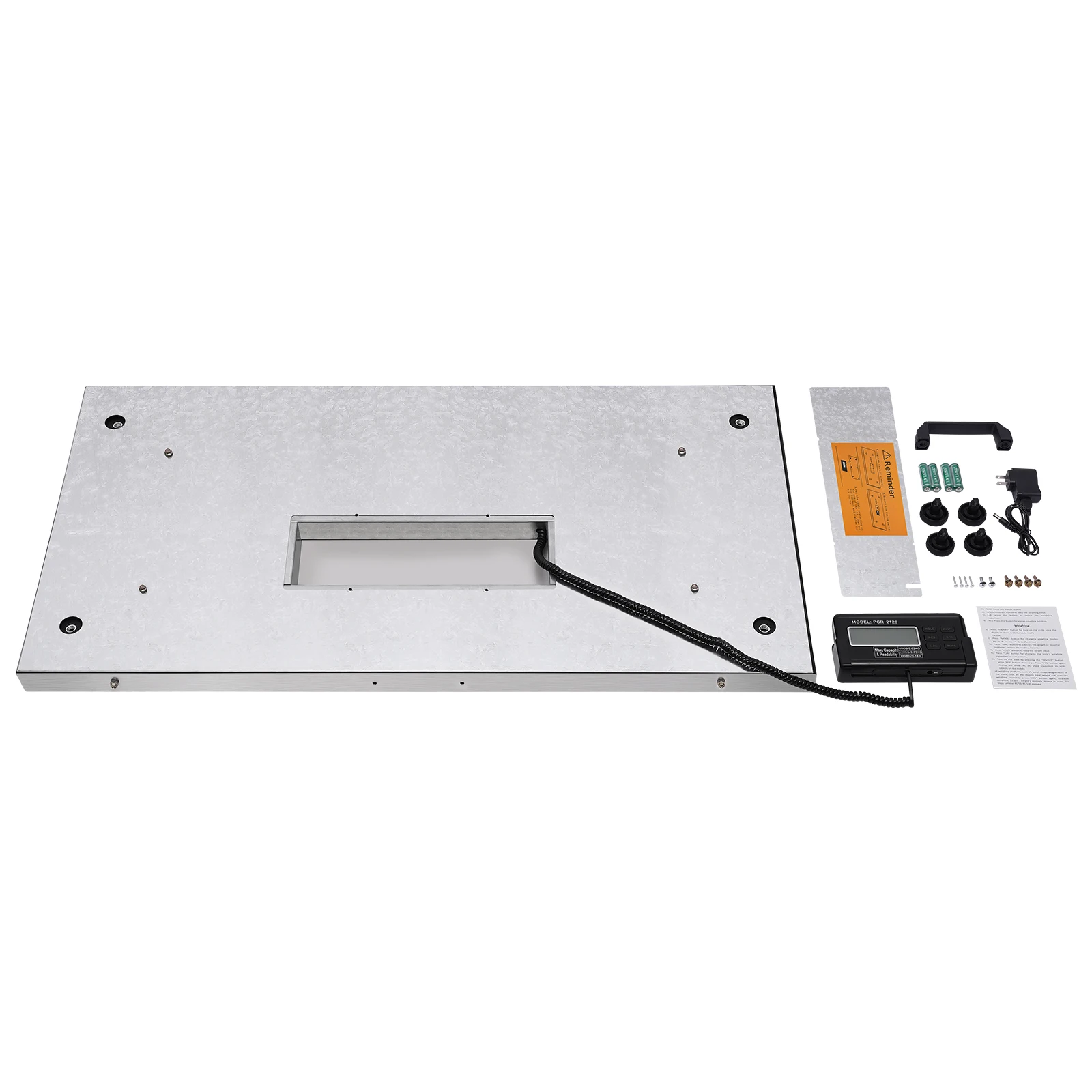 201 Stainless Steel Digital Livestock Scale Large Pet Vet Scale Platform Electrical Postal Shipping 200kg/440lbs