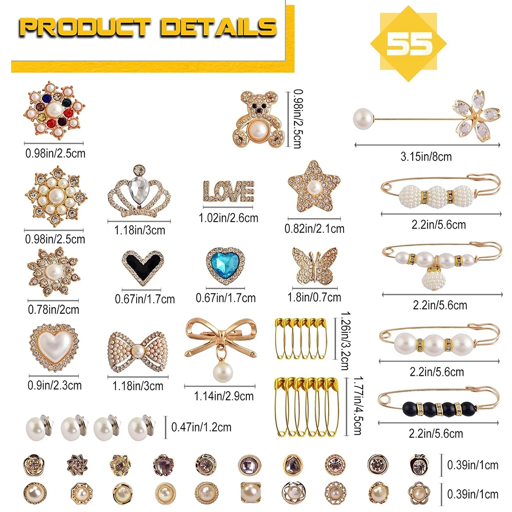 Kit 62 Ciondoli Per Calzini Spazzatura - Fiocchi Viola, Strass, Spille E Clip, Gioielli Fai Da Te Per Donna - 2