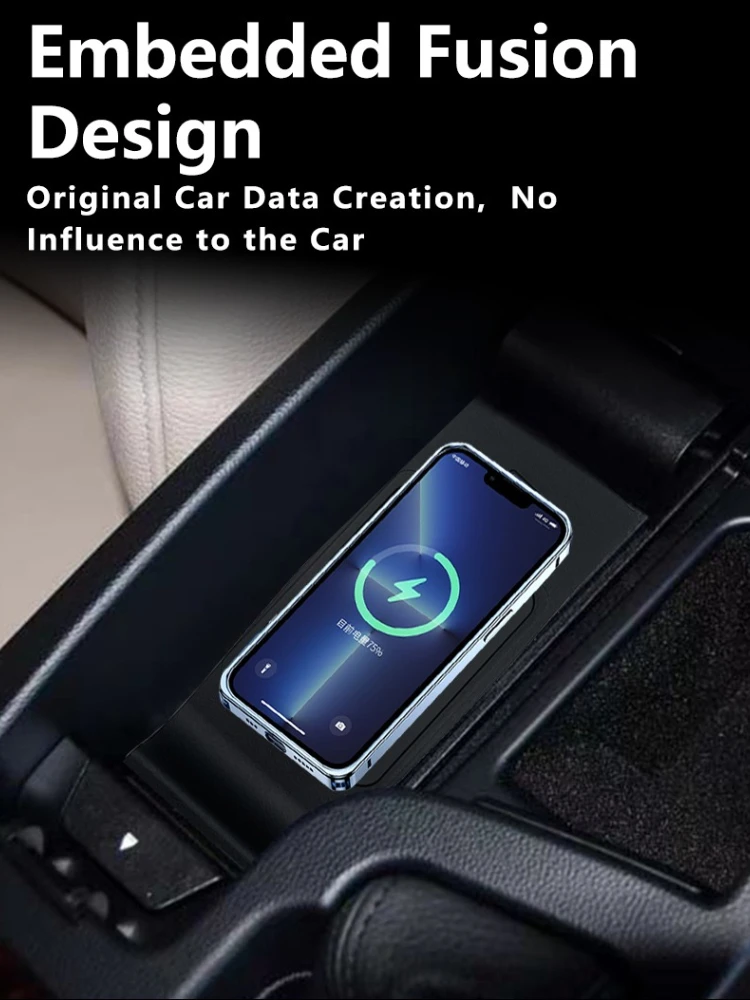 For BMW 3 E90/E92/E93 2004 2005 2006 2007 2008 2009 2010 2011 Wireless Car Charger Mobile Phone Holder Fast Charging Pad detail image 4