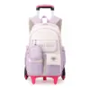 Rolling School Bags for Girls Backpack Children Waterproof School Backpacks with Wheels Middle School Trolley Luggage Back Pack 4