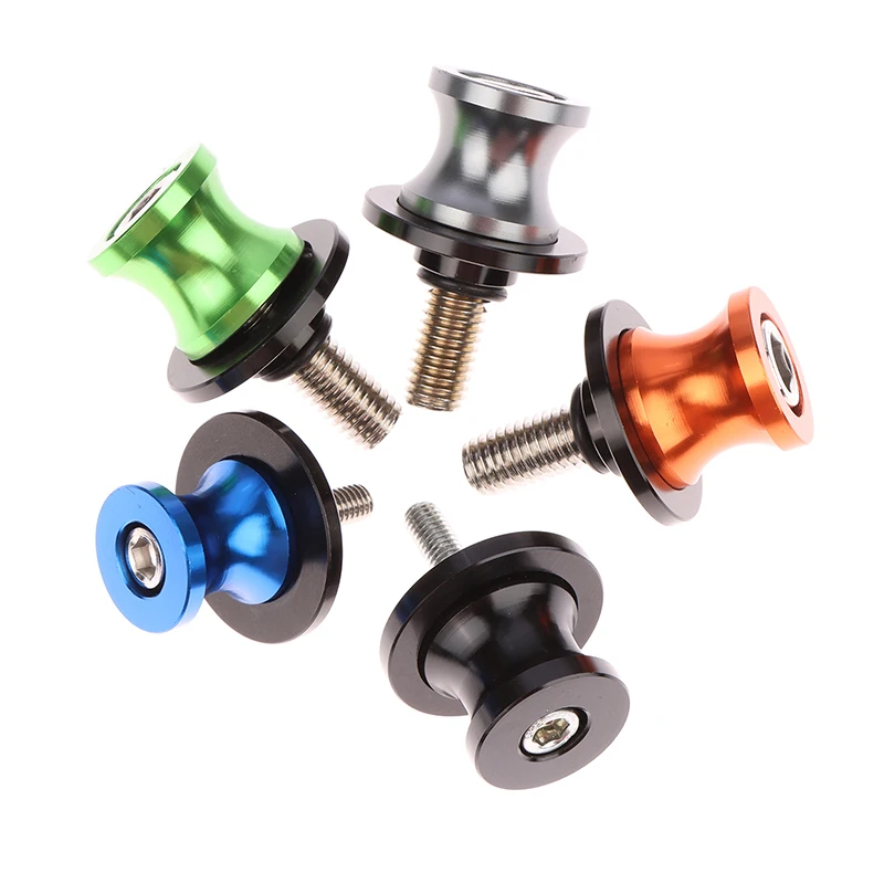 

2PC 6MM/10MM Modified Sports Car Locomotive Motorcycle Lifting Frame Screws Innovative Swingarm Spools Slider