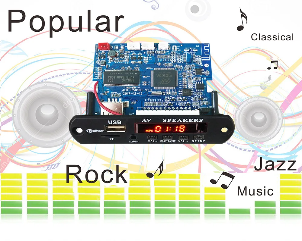 Reproductor de vídeo digital Mp3 Mp4 Mp5 Fm Sdcard Usb reproductor de  película - sin burbuja más barato