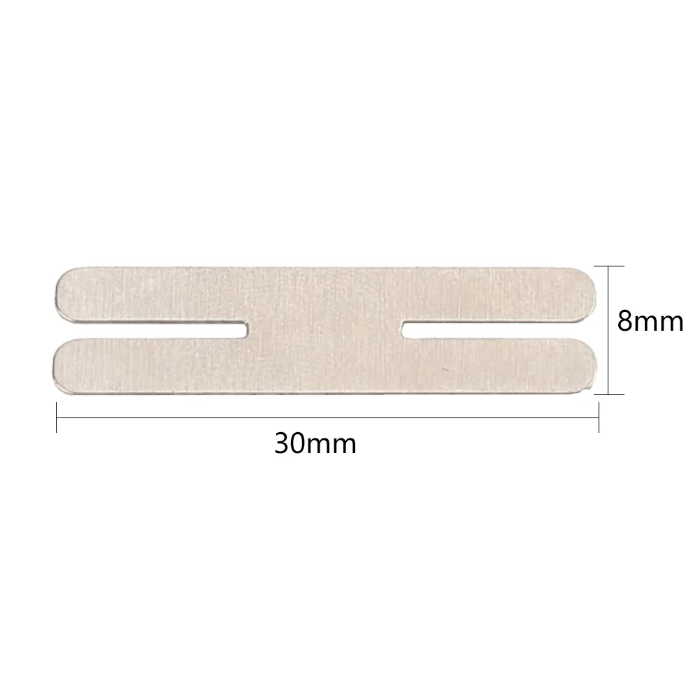 High Quality Nickel Strip Nickel Strips 100Pcs 30*8mm Nickel-plated Steel Manufacture Of Nickel-hydrogen Batteries