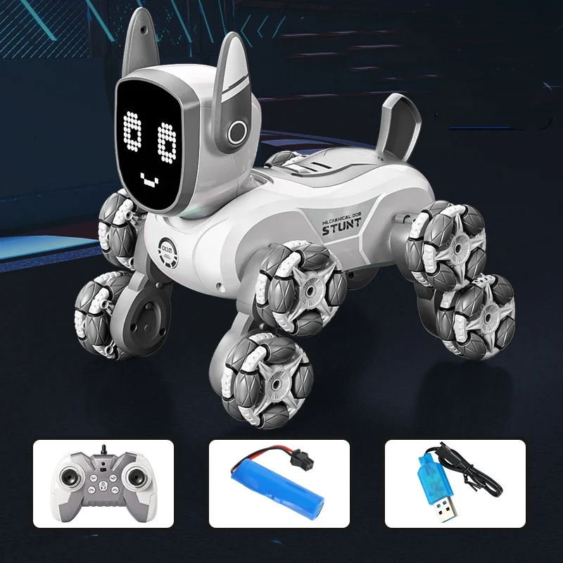 8 wheel drive RC Robot  Dog boys girls creative toys 6