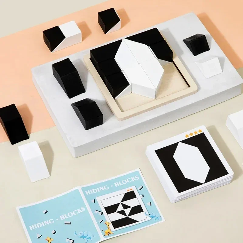120 Level Hidden Block Puzzle 6 Years ABS Material Interesting Enhances Logic and Spatial Reasoning Suitable for 6Year Old board game toy cube puzzle education toys