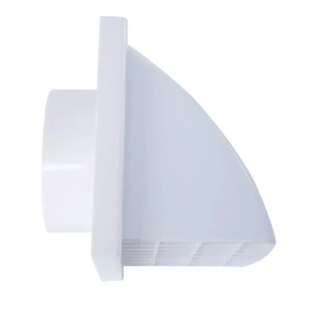 Non Return Shutter Flap Rainproof Range Hood Vent for Heat Recovery Systems Durable ABS Material 185*128*123mm