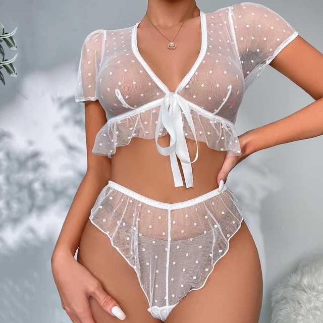 Roupa interior sexy lingerie sexy roupa interior de renda lenceria mujer  trajes eróticos transparente sexy lingerie sensual mulher teddy corpo -  AliExpress