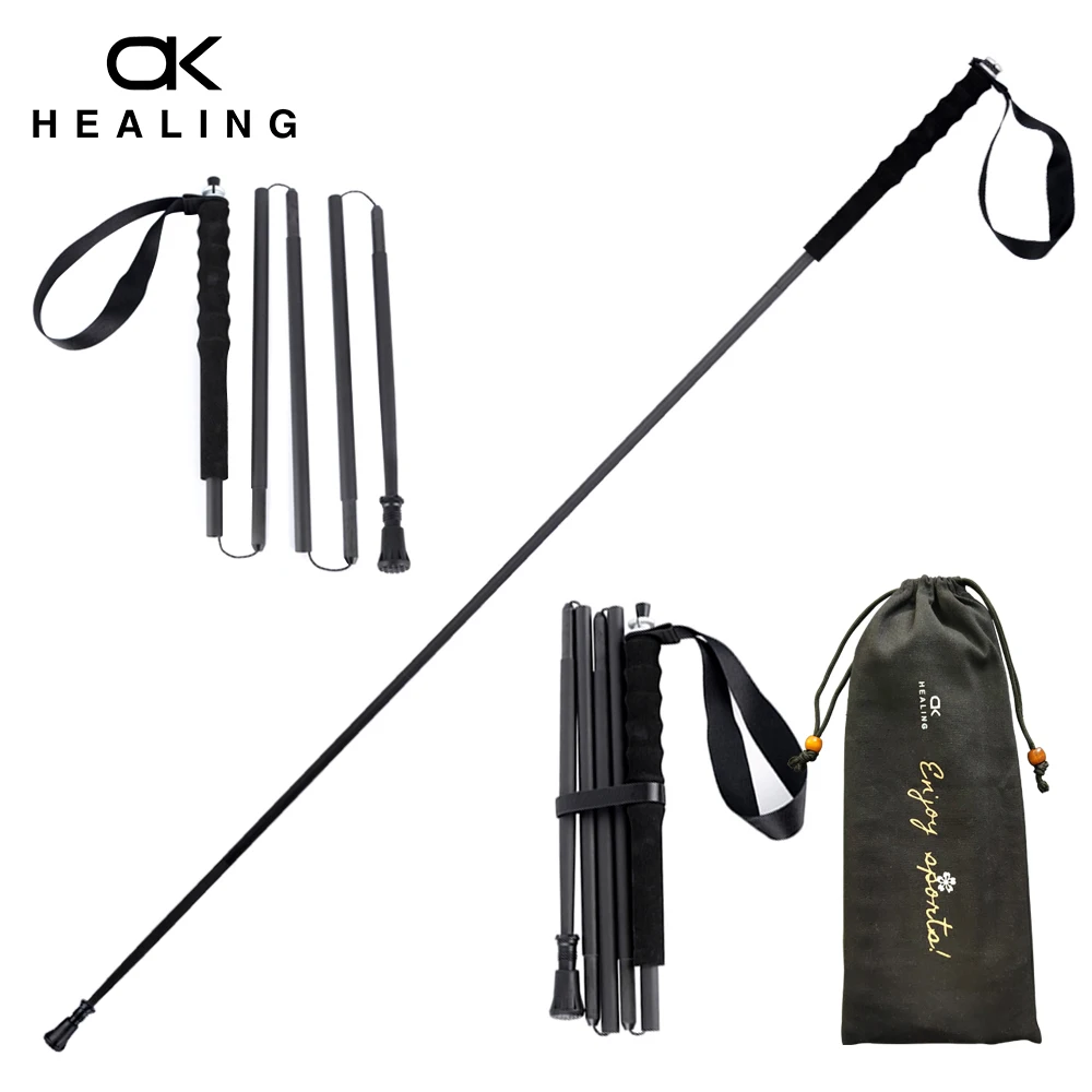 115g Ultra Licht Trekking Polen Folding Wandern Stick Faltbare Wandern