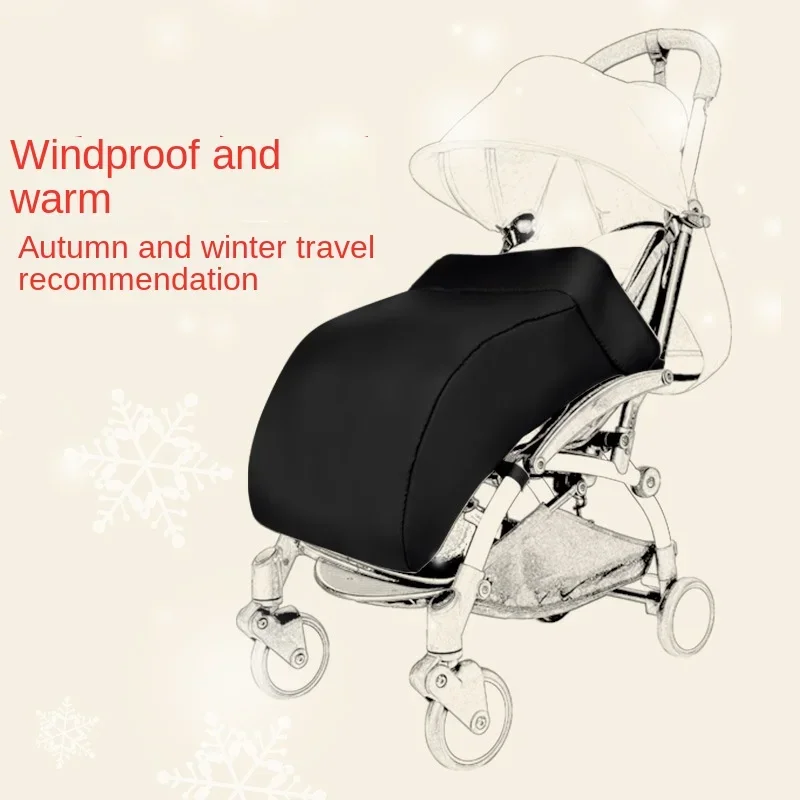 Description Picture 3 of itemThickened Baby Trolley Foot Cover Cotton Jacket Rain Proof Windproof Cover Baby Universal Warm Foot Cover Stroller Accessories