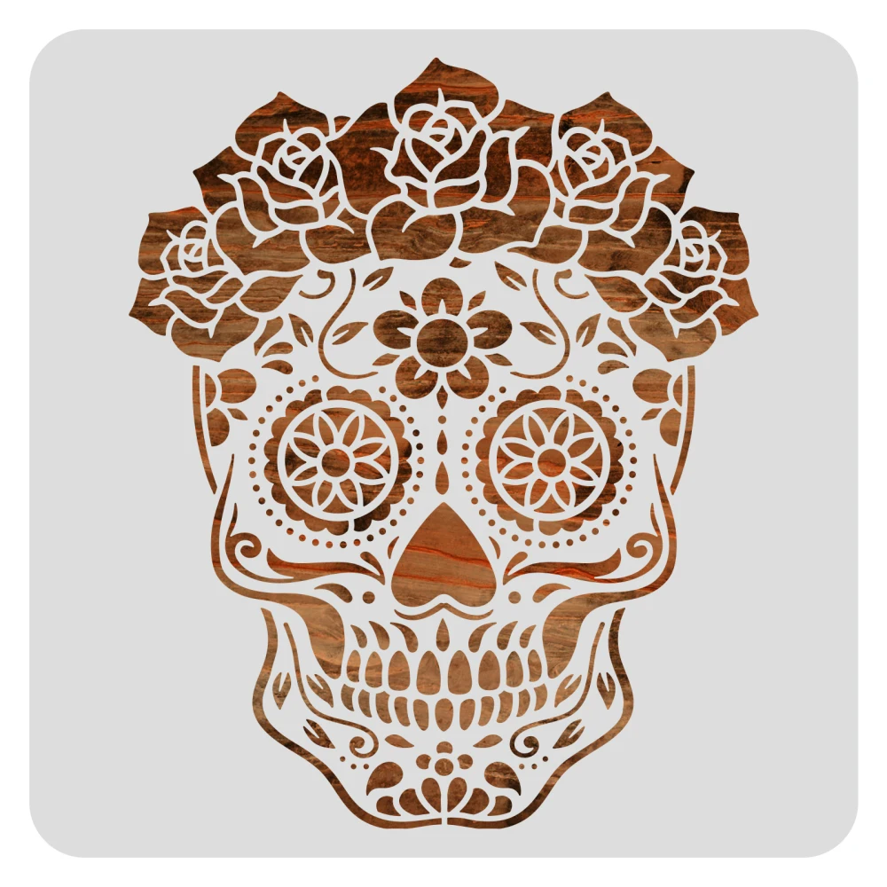 12in-mexico-sugar-skull-starry-painting-art-templates-reusable-day-of-the-dead-stencil-for-diy-projects-painting-drawing-crafts-aliexpress