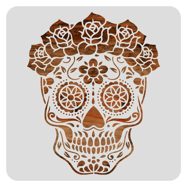 Sugar Skull Stencils
