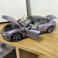 Diecast 1/24 Model Car Play Vehicles Su7 Model Car Toys for Boys Gift Xiaomi Su7 Simulation Model Decoration 2