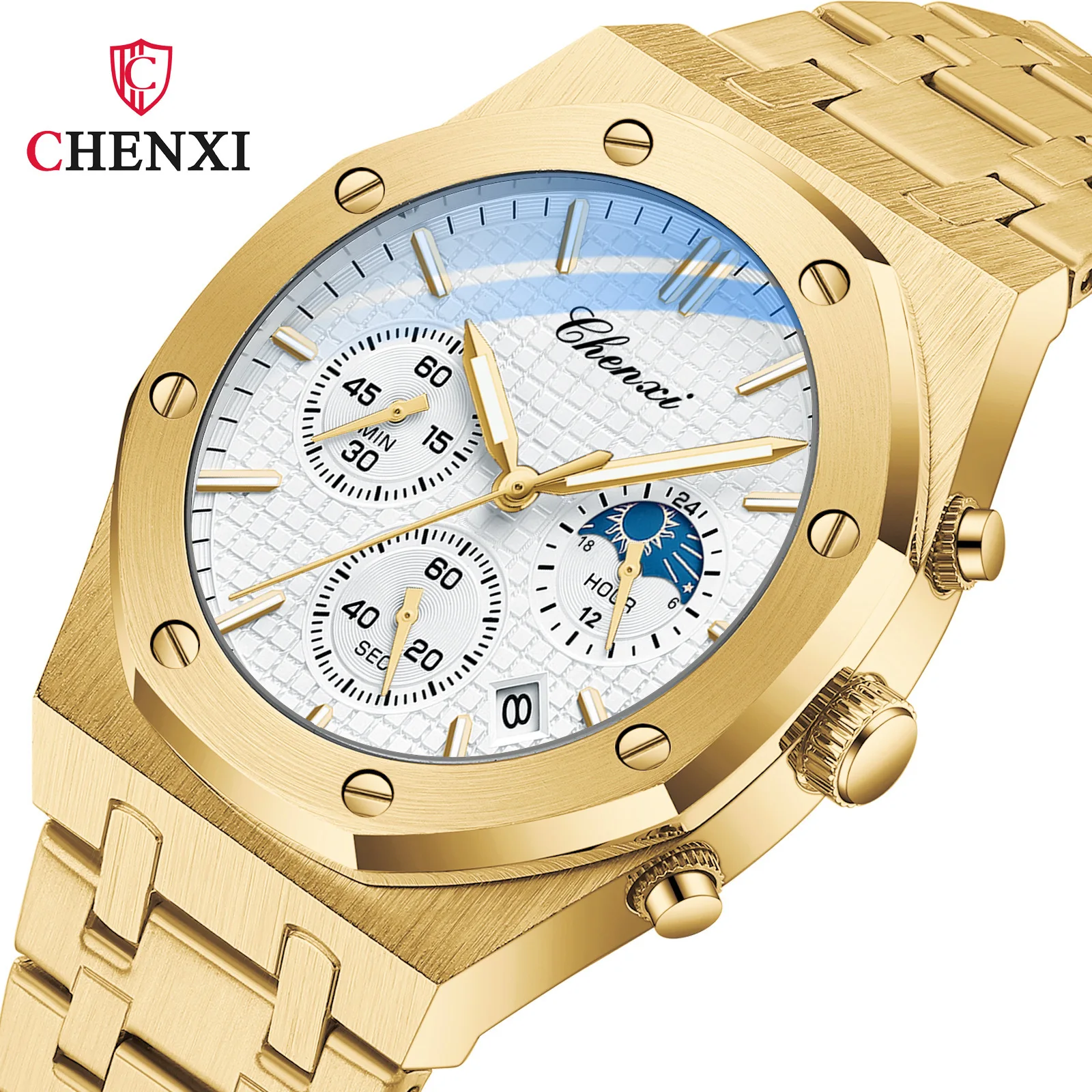CHENXI 948 Chronograph Date Business Top Luxury Brand Quartz Watch