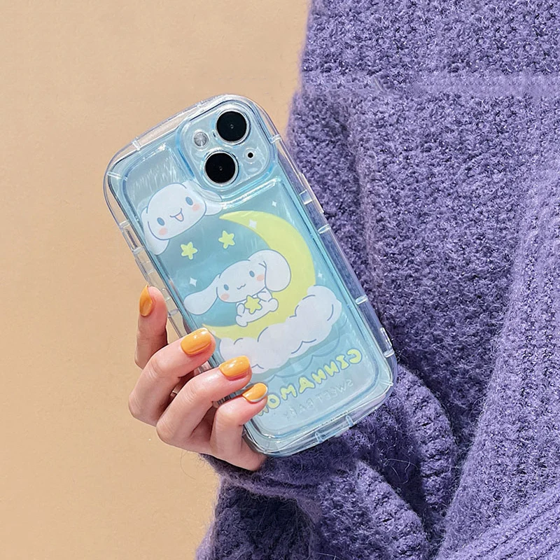 thumbnail image 1 of Cinnamoroll Kuromi funda de Tpu para iPhone, carcasa de Hello Kitty para iPhone 13, 15, 12 Mini, 11 Pro Max, 14 Plus, XS Max, XR, X, 7, 8 Plus, SE, 6, 6S Plus, 1 of 5