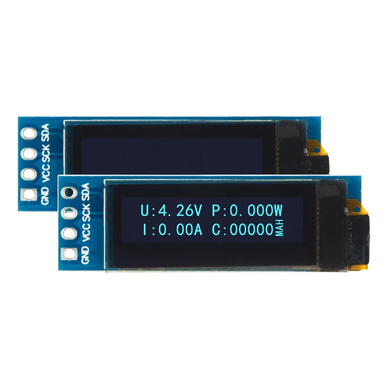 รูปสินค้า โมดูล OLED 128x32 หน้าจอแนวตั้ง I2C สำหรับ Arduino