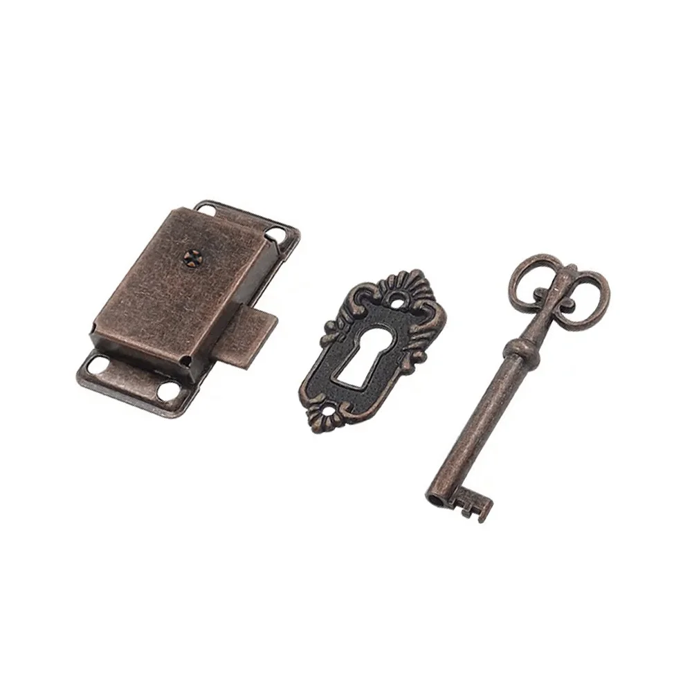 Cabinet Door Lock Antique Locks Replacement Antique Vintage Style Bronze Cabinet Door Lock with Key