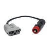 50 Amp 50cm Anderson Plug To Adapter Cigarette lighter plug To Anderson Plug Car Power Adapter Plug  Black Easy Installation 3