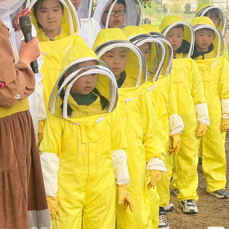 Beekeeper Gloves Protective Sleeves Ventilated Professional Anti Bee for Apiculture Prevent Beehive tools beekeeping tools beekeeping accessories beekeeper gloves