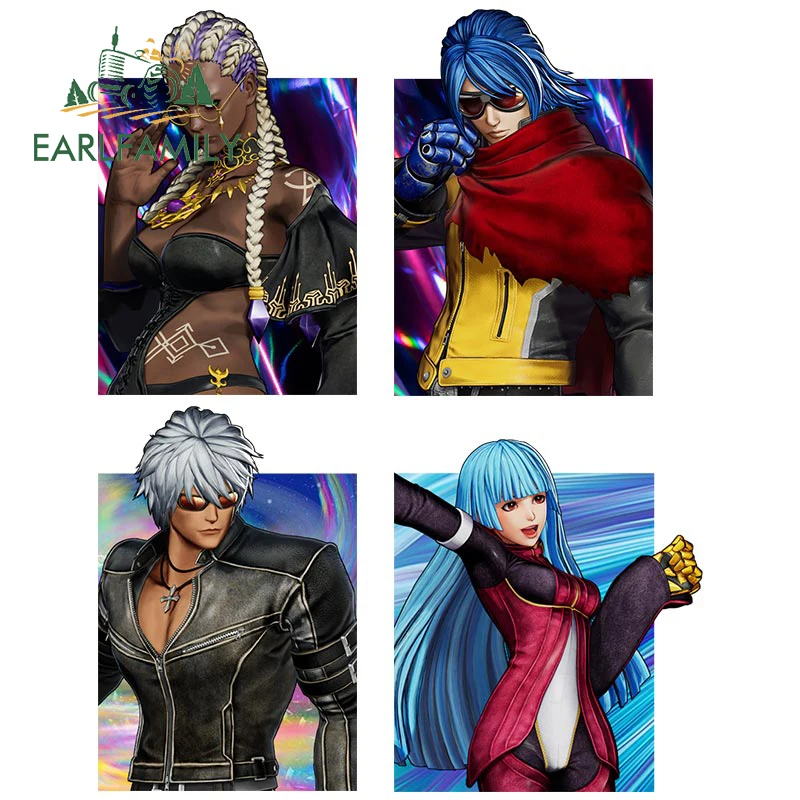 

EARLFAMILY 13 см chizulu dolors K and Kula Ryo персонаж игра автомобильные наклейки Солнцезащитный креативный стикер окна багажника автомобильный Стайлинг