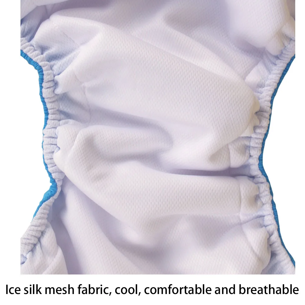 Solid Color Adult Cloth Diapers Washable