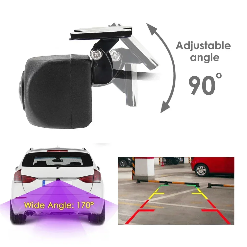 AHD Camera Packing Assistance Night Vision Auto Parking Reverse Camera Adjustable Bracket Universal For Hizpo Car Accessories