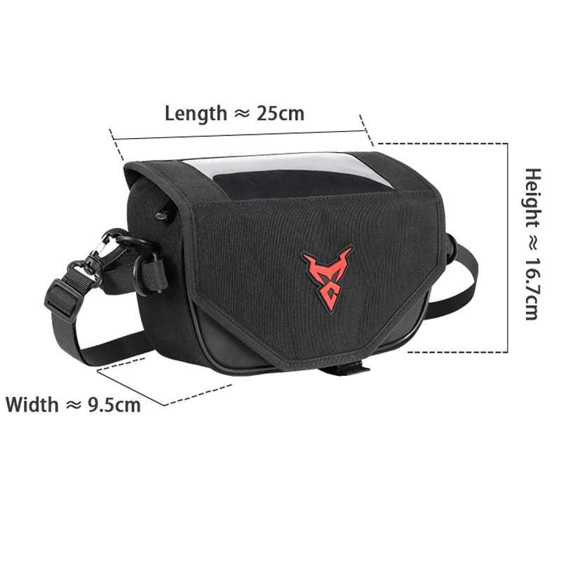 Motorcycle Navigation Bag Waterproof Waist Bags Scooter Magnetic Front Touch Screen Storage Bag & Rain Cover for Vespa 150 TMAX
