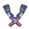 2PCS Breathable UV Protective Tattoo Arm Sleeve Driving Running Vissen Fietsen Mouwen Basketball Cover Skull Fishing Arm Sleeves 6