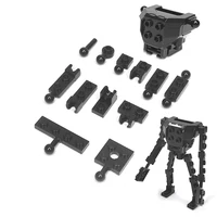 Building Block MOC Assembly Particle Hole Horizontal Belt Small Ball Base Joint 14417 Machine Parts DIY Educational Toys 1