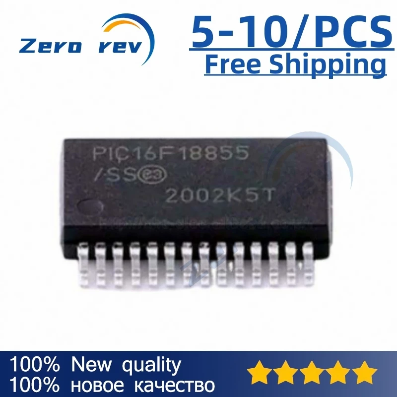 

5-10Pcs 100% New Free Shipping PIC16F18857-I PIC16F18856-ISS PIC16F18855-I SS SSOP-28