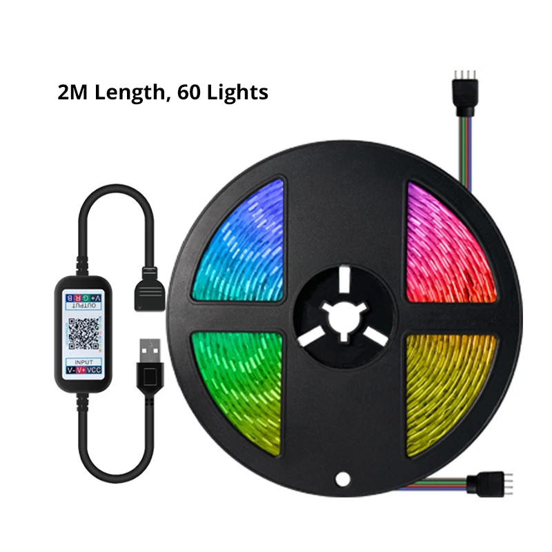 Background Atmosphere Light Strips 5050rgb Color Bluetooth 5v Light Set TV Bedside Bar Atmosphere