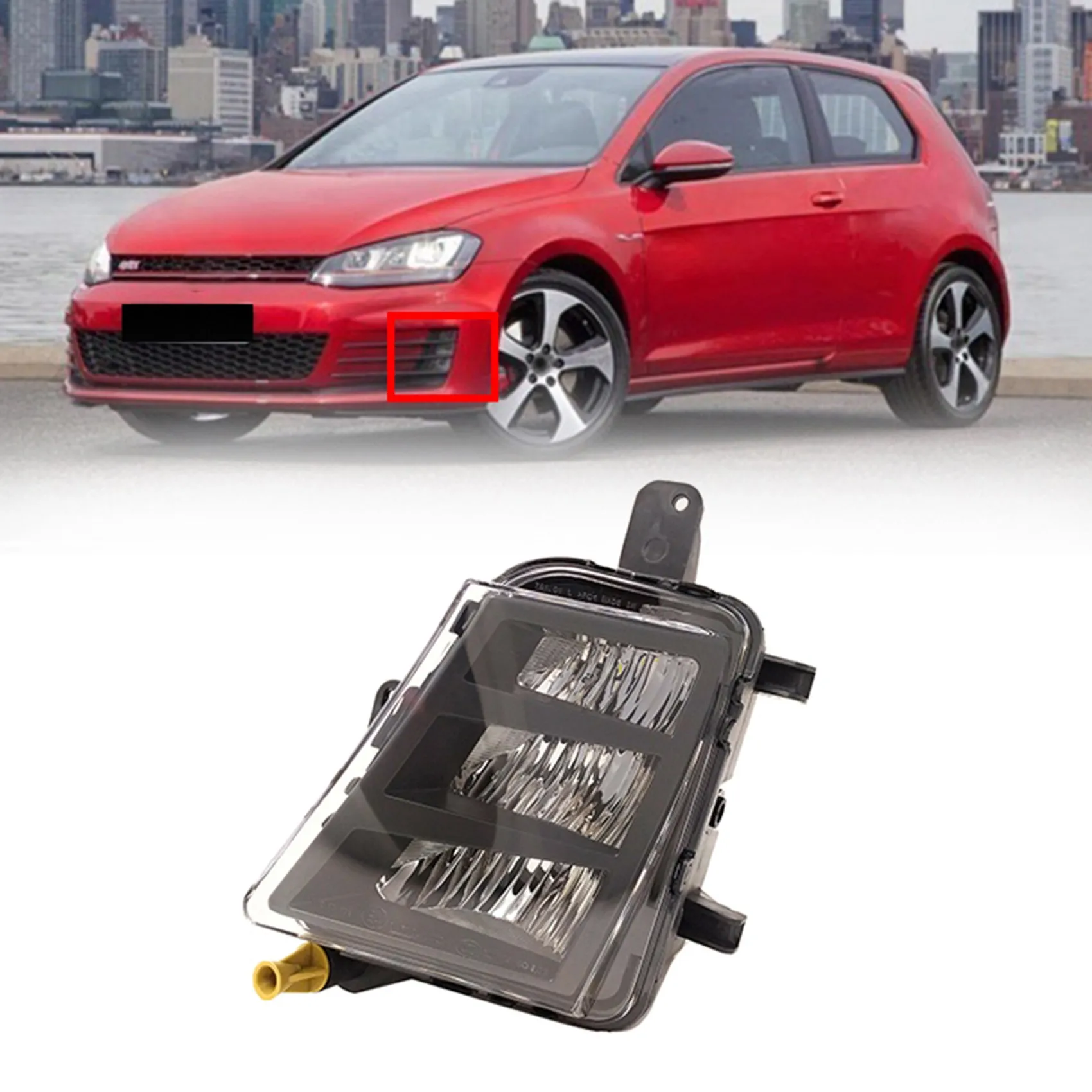 LED Front Left Fog Light DRL Fog Lamp for Golf 7 A7 MK7 GTD 2013- 5G0941699
