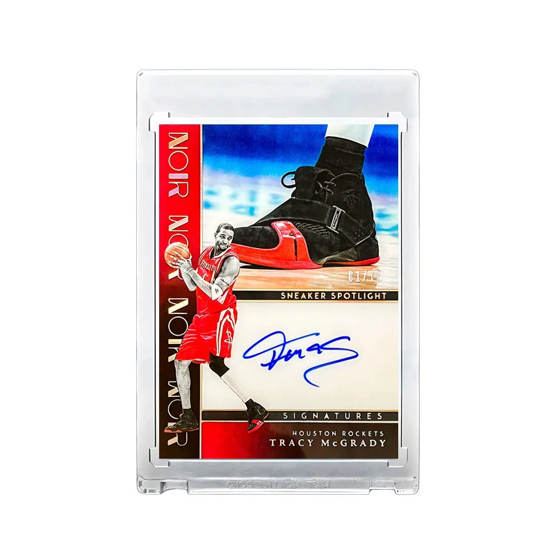 Noir Sneaker Spotlight NBA star card DIY homemade signatures flash card refractive sending brick Kobe Curry Durant