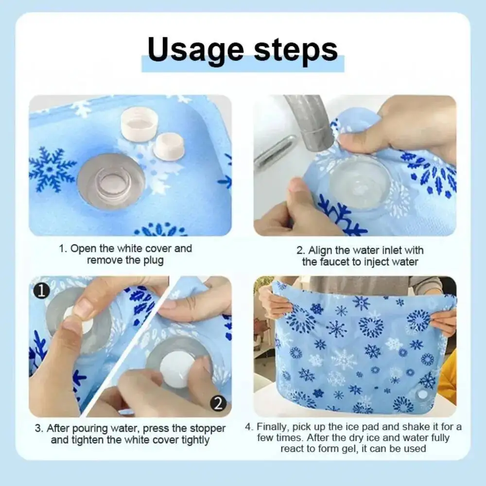 Pet Cooling Mat Ice Gel Bed For Dogs Portable Comfortable Durable_voghion.com