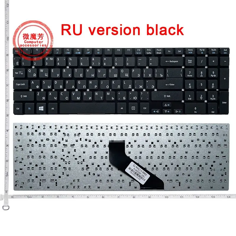 

Russian NEW For Packard Bell for Easynote TS13 TS11 p5wso TS11hr TS44 LS11 LS13 TS44-SB-611 TS13-HR-590RU RU Laptop Keyboard