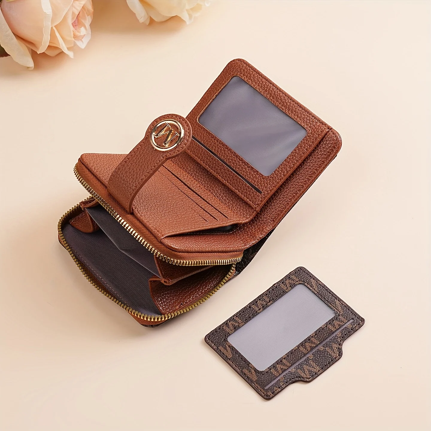 Women's Wallets Multiple Card Slots, Cash Pocket, Retro Style, Mini Purses, Minimalist Charm, Travel Accessory, Daily Essentials