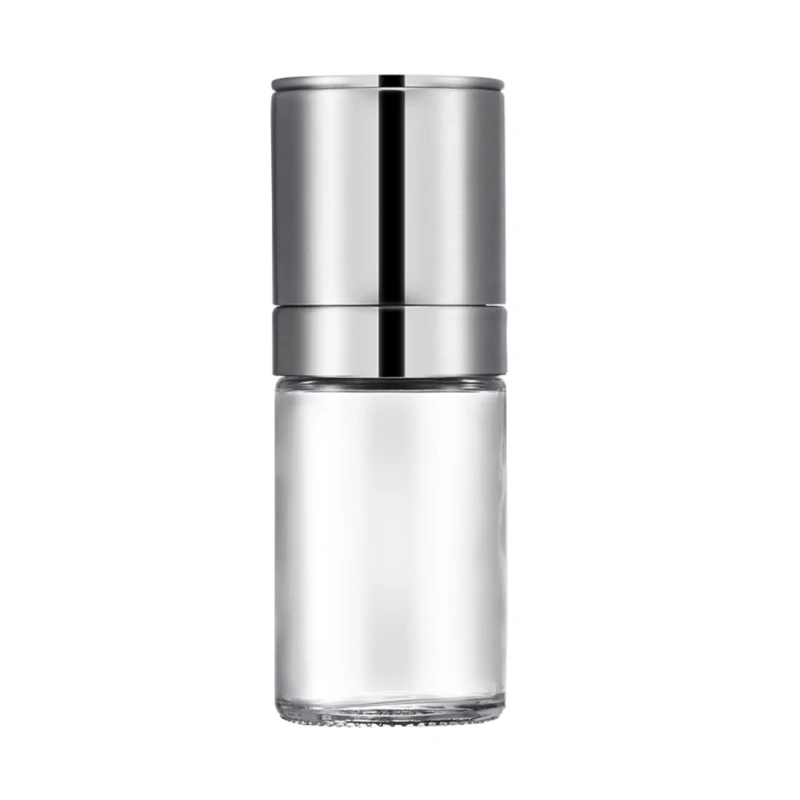 

Metal Pepper Mill Manual Salt Pepper Grinder Glass Bottle Adjustable Ceramic For Kitchen Utensils And Grinder Tools