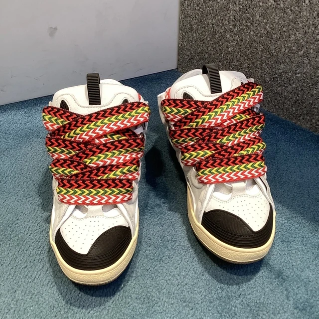 Thick-Soled Dad Shoes Men/women 2026 Summer Autumn Lace Up Clunky Sneaker Casual Skateboard Shoes Mixed Color Sport Shoes 1