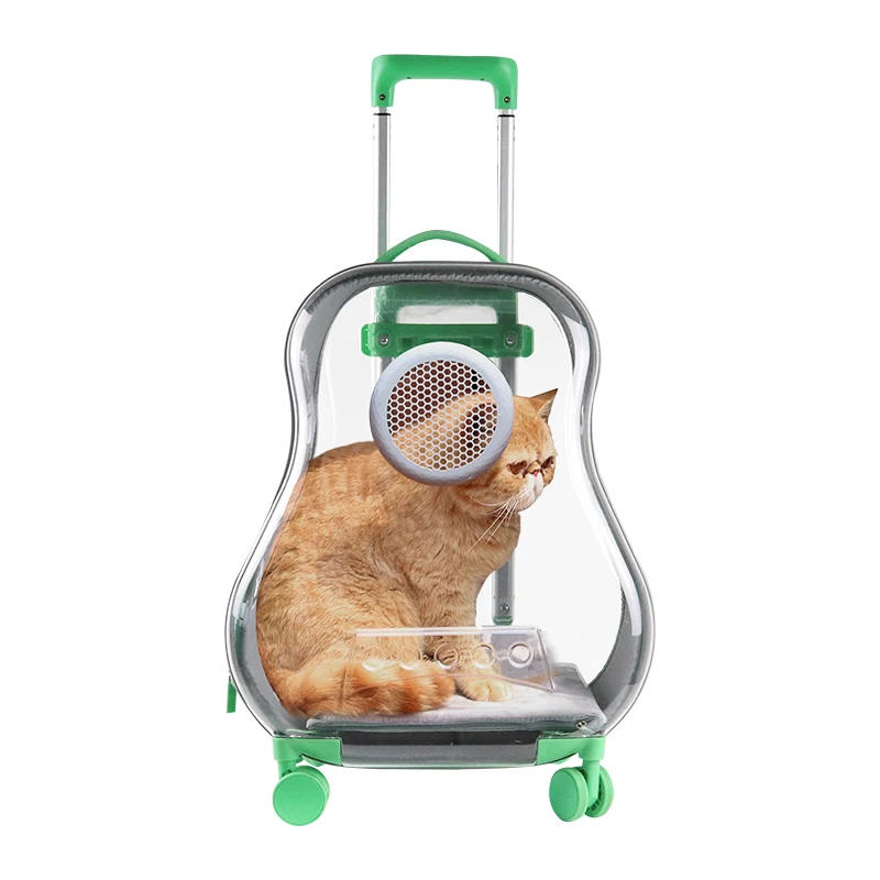Large Portable Cat Travel Bag Pet Transparent Trolley Case Pet Carriers Travel Products