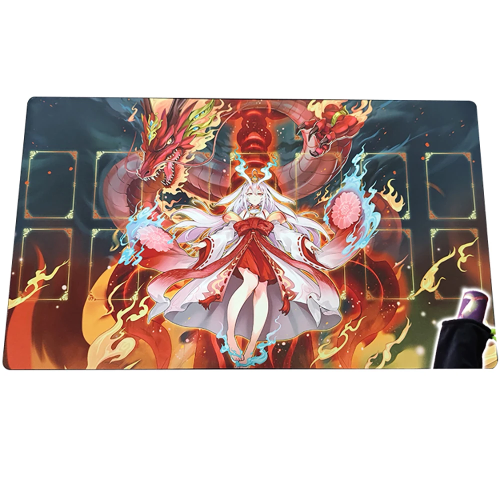 

Блестящий игровой коврик YGO Holo labmarket of The Silver Castle, коллекция таблеток из фольги, коврик для мыши для настольных игр и торговых карт, сумка для хранения