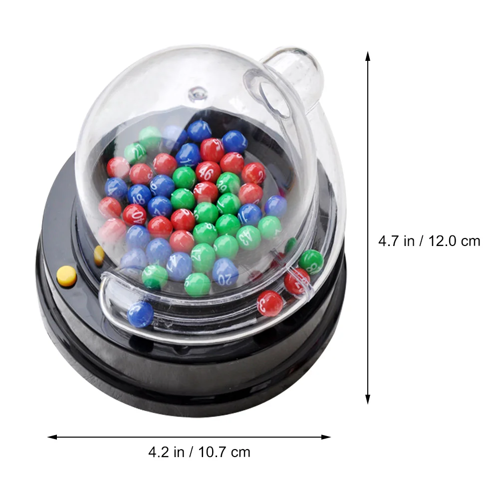 1 Set Electric Kidcraft Playsets Lottery Machine Party Mini Lotto Games Machine Jackpot Number Picking