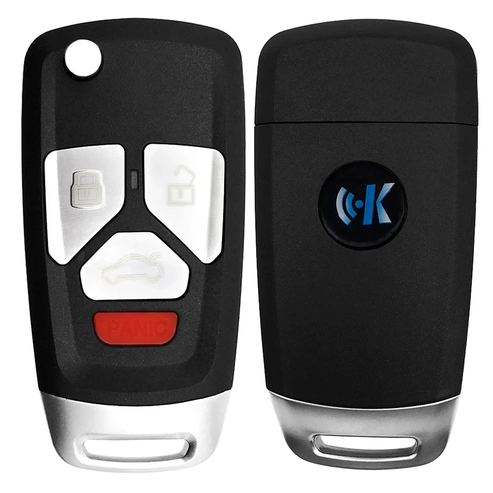 KEYDIY KD900 KD 원격 B27-3, 4 NB27-3, 4 자동차 키, 아우디 스타일 KDMINI KD-X2 KD-MAX 키 프로그래머용, 로트당 2 개
