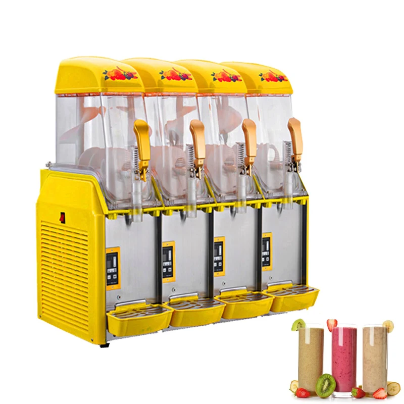 Macchina Commerciale Slushy Double Tank Smoothie Maker Macchina Elettrica Per La Fusione Della Neve Macchina Per Bevande Fredde