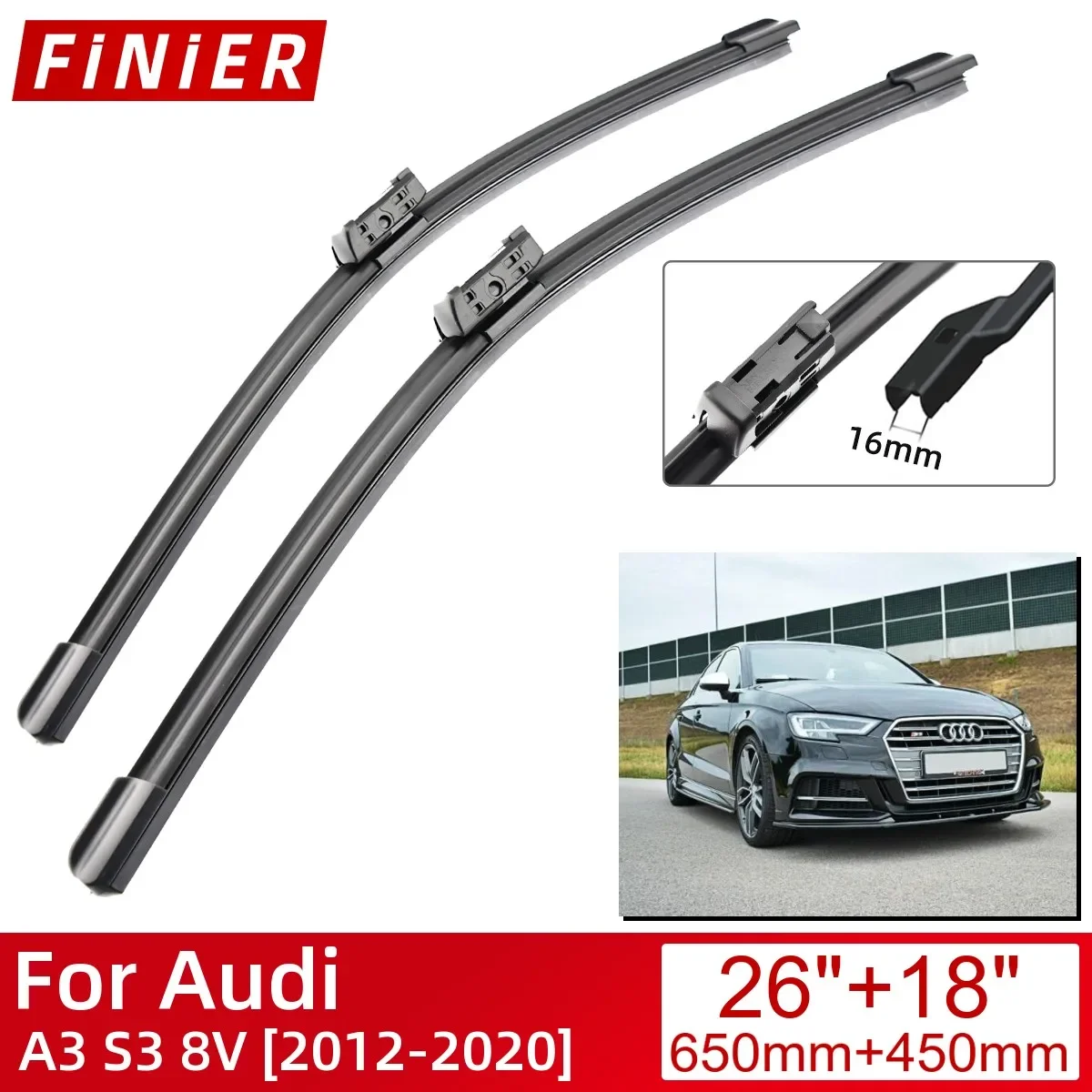 ForAudiA3S38V20122020CarAccessoriesFrontWindscreenWiper