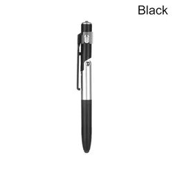 Multifunction Ballpoint Pen with LED Light and Phone Holder - Ideal for Nighttime Writing and Office Use (MP - 8878 - black)
