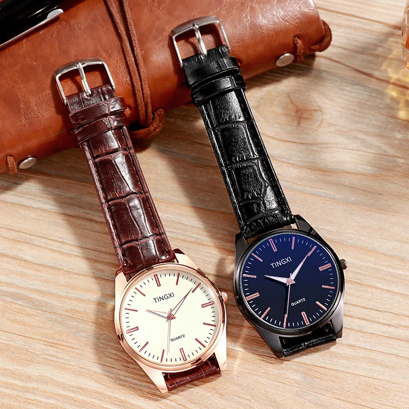 

Men's Watch Han Edition Leisure Fashion Contracted Temperament Watches Men Students Watches Automatic Mechanical Men's Watch