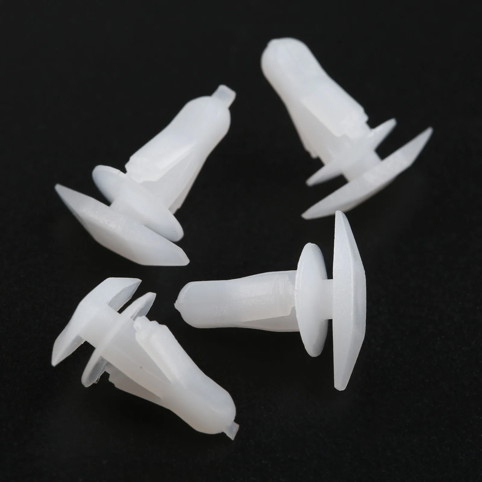 10Pcs  91530-SP1-003 Rubber Weatherstrip Door And Boot Seal Clips Fits 6mm Hole For Honda Accord Civic CRV Acura 3.5RL White