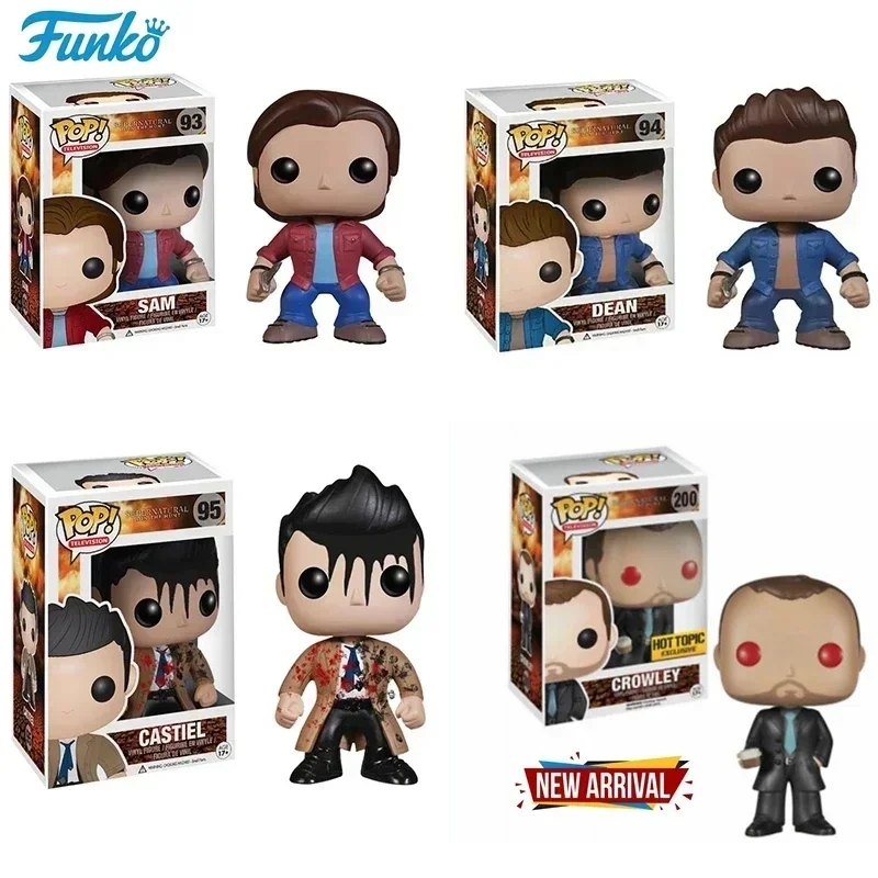 thumbnail image 4 of Figuras de vinilo Funko POP Supernatural Join the Hunt Bobby Singer 305 Sam 93# Dean 94 Castiel 95# Crowley 200# Hot Topic, 4 of 5